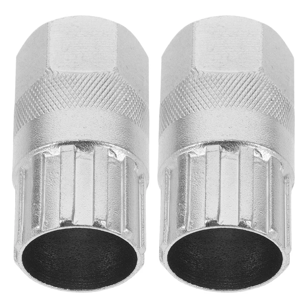 

2pcs Removal Tool for Bikes Silver Metal Disassembly Install Repair Sleeve Compact Lightweight Freewheel