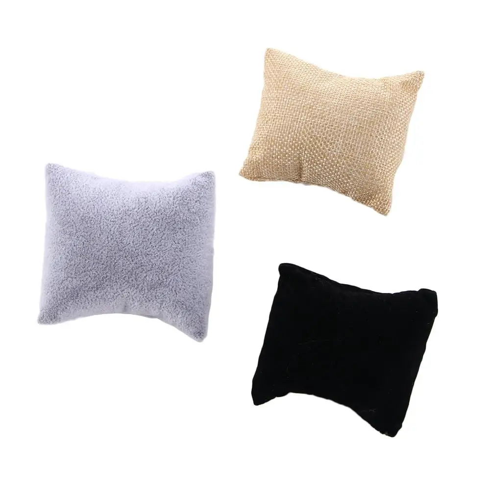 

Soft Fashion Cushion Gift Velvet Display Pillow Bracelet Display Jewelry Organizer Wristwatch Holder