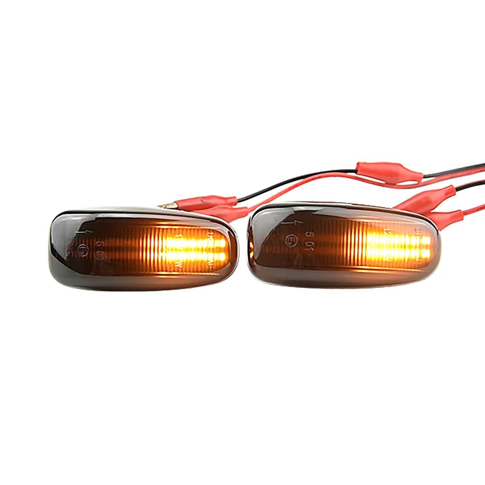 For Dodge Sprinter 2003-2006 VW LT 1996-2006 Led Dynamic 2x Side Marker Turn Signal Light Sequential Blinker Light