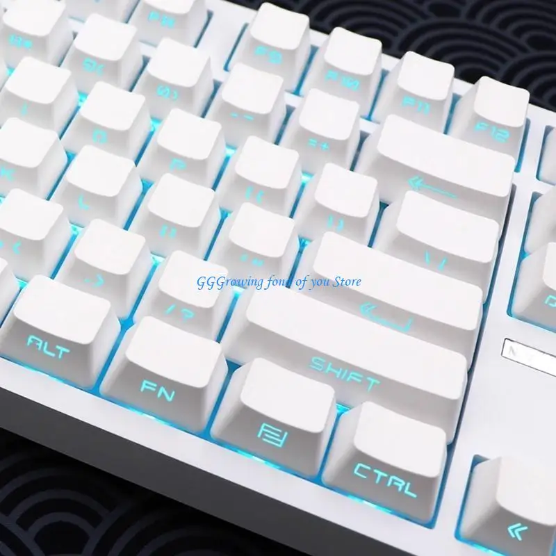 H9EB 133 Teclas RGB Tecla teclado engrasado en forma lado. Conjunto OEM para teclado teclado mecánico