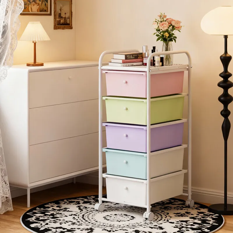Factory Direct 2026 Solid color chest of drawers, drawer type storage locker, living room side cabinet, household dining side