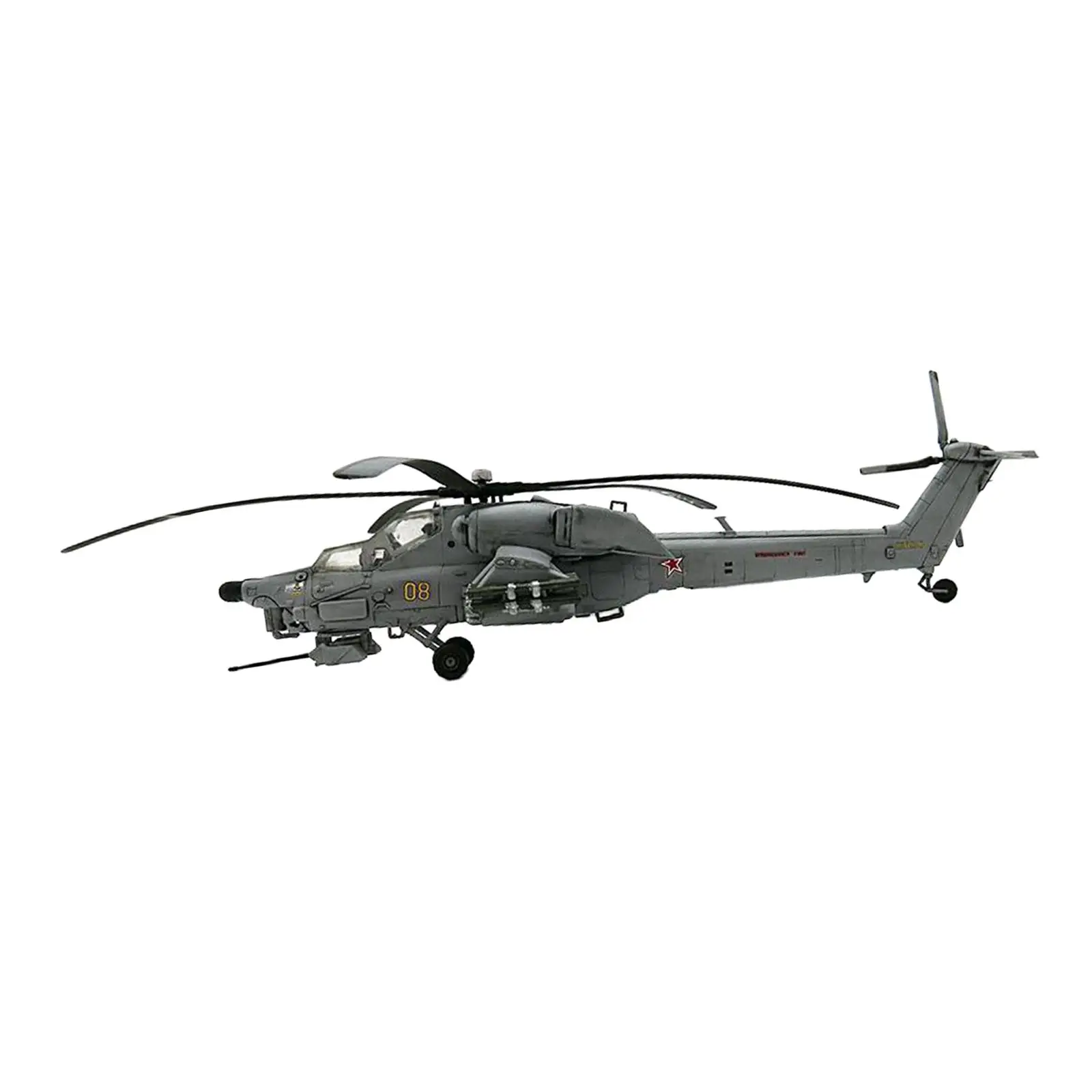 1/72 DIY Mi 28 Havoc Anti Tank Helikopter Model Stevig Miniatuur Plastic Speelgoed