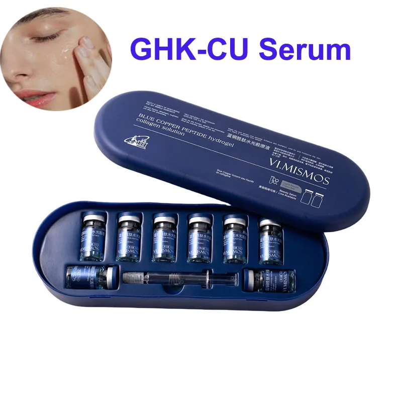Advanced Blue Copper peptide GHK-CU Anti-Wrinkle Facial Essence - Brightening Whitening Moisturizing Face Skin Care