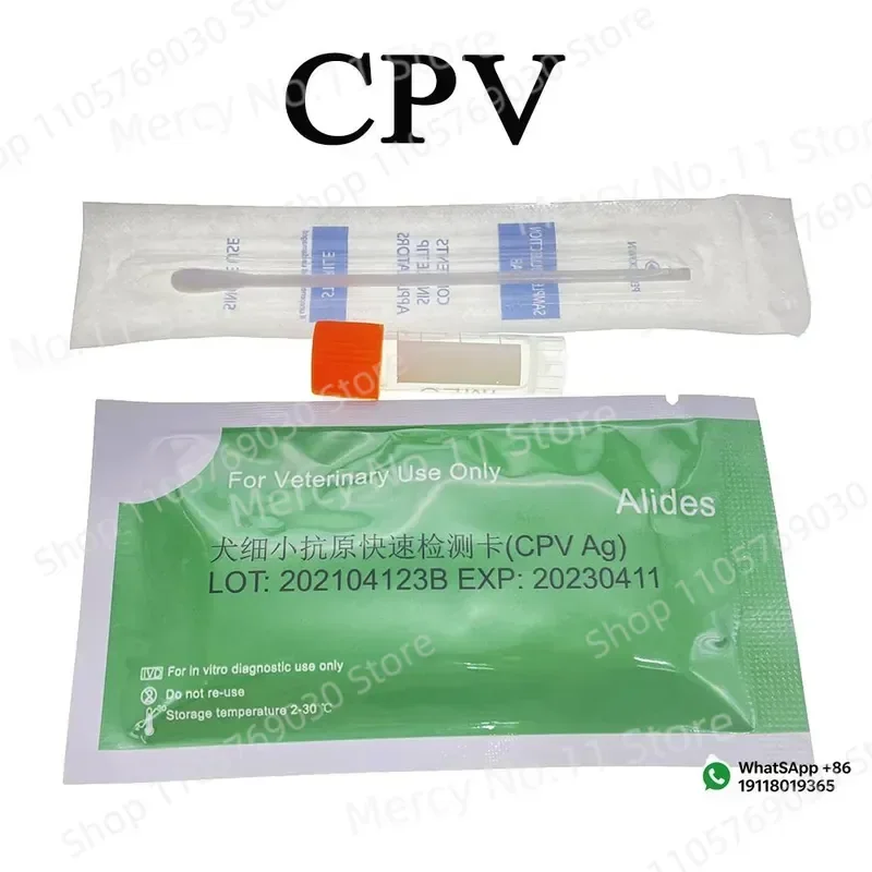 for Pet Dog Canine CDV CPV Rapid Test Kit Parvovirus Distemper Virus Early Detection Card Home Clinic High Accurate 20St