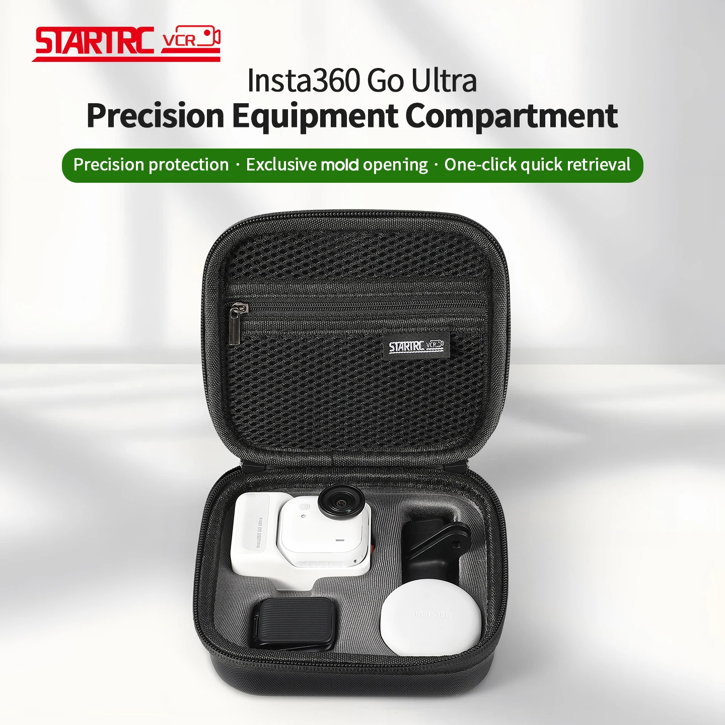 STARTRC Aufbewahrungs-Reisetasche für Insta360 Go Ultra Action-Kamera-Zubehör, Tragetasche, stoßfest und kratzfest