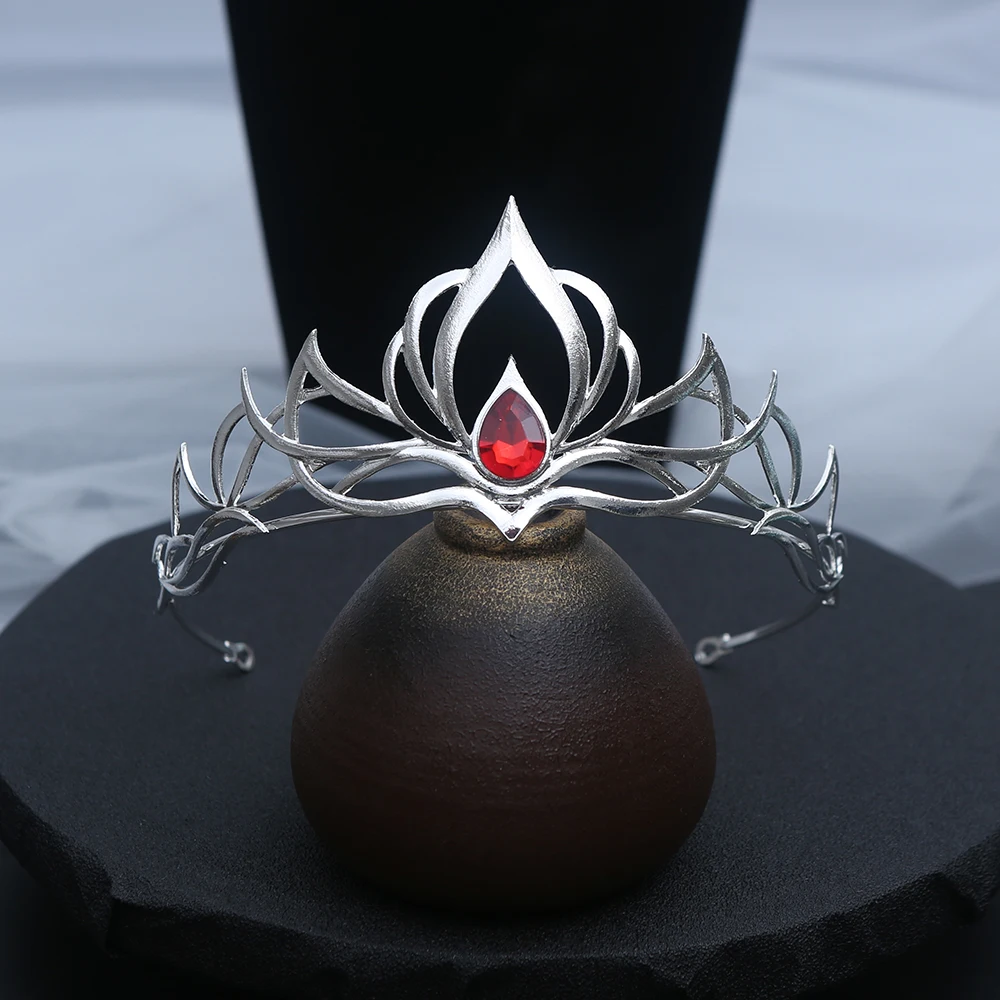Halloween Gothic niche fashion black spider ladies alloy diamond crown Easter dark festival headwear witch party decoration