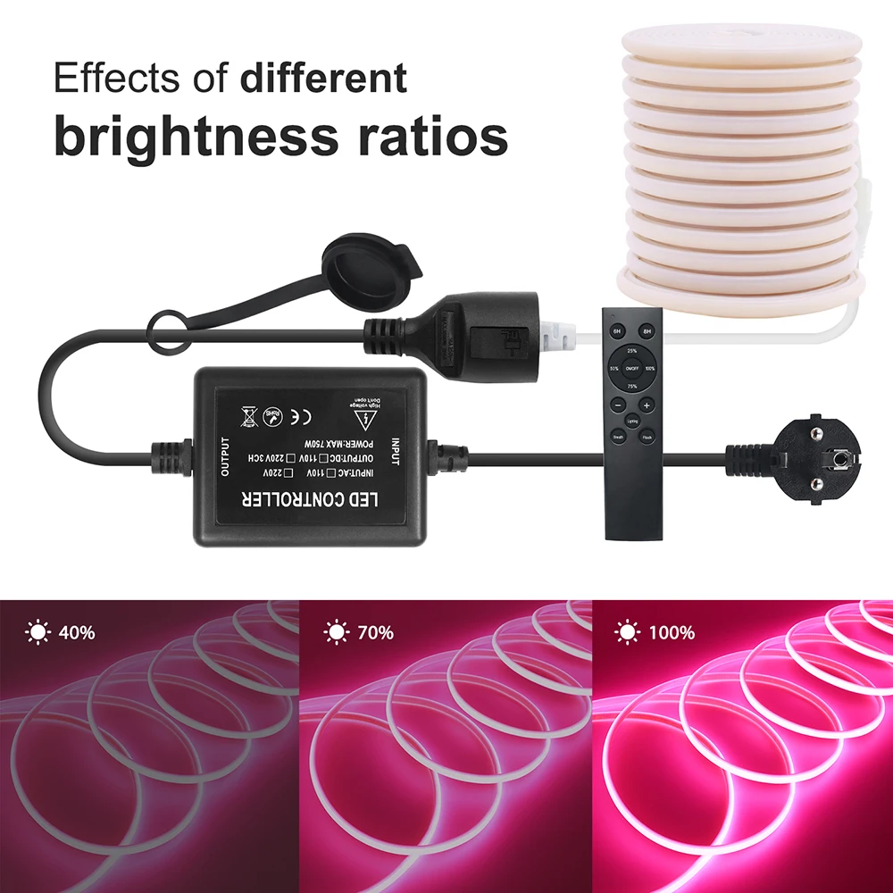 Dimmable LED Dimmer 750W 1500W Power Supply AC 110V 220V for Led String/Strip Lights Accessories with EU US UK AU Plug Kit