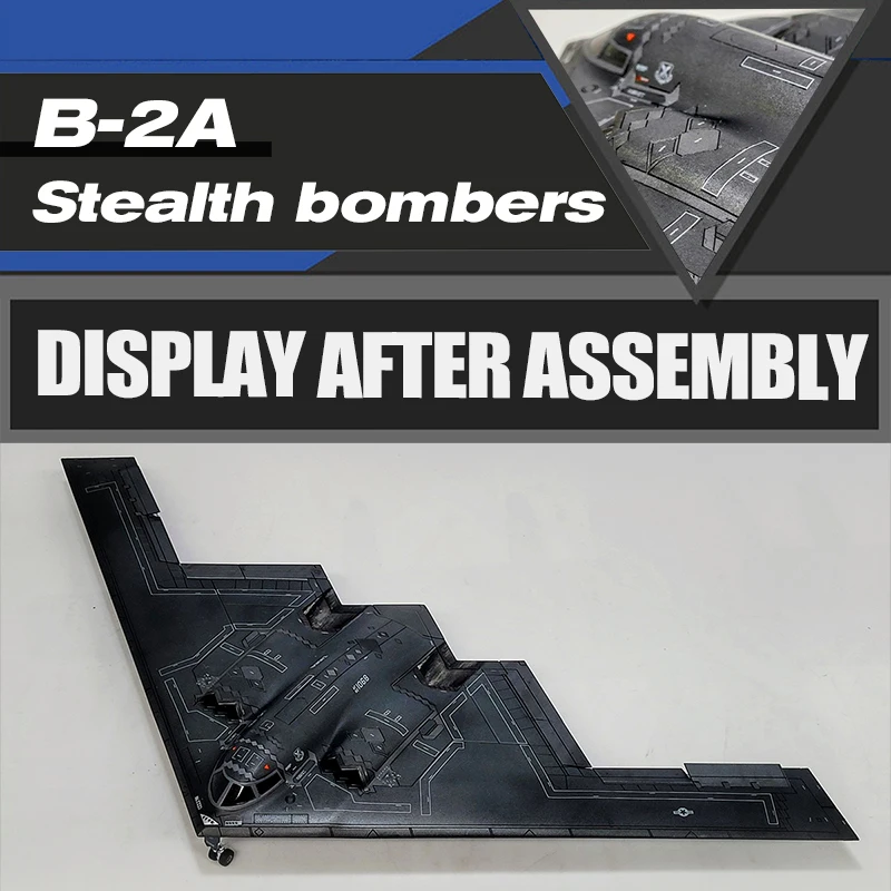 

Academy model kit Assembled Aircraft Scale 12645 USAF B-2A "Stealth Bomber 1/144