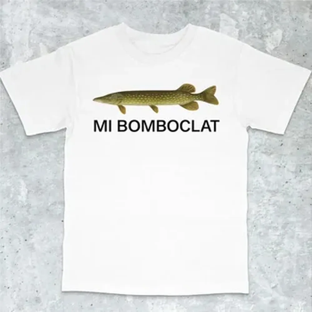 Mi Bomboclat Fish Meme T-shirt For Men Women 100% Cotton T Shirts Short Sleeve