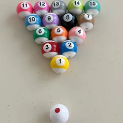 10Pcs Creative Resin Billiard Round Beads to Make Bracelets Accessories Spacer Loose Beads For Bracelet Jewelry Making DIY