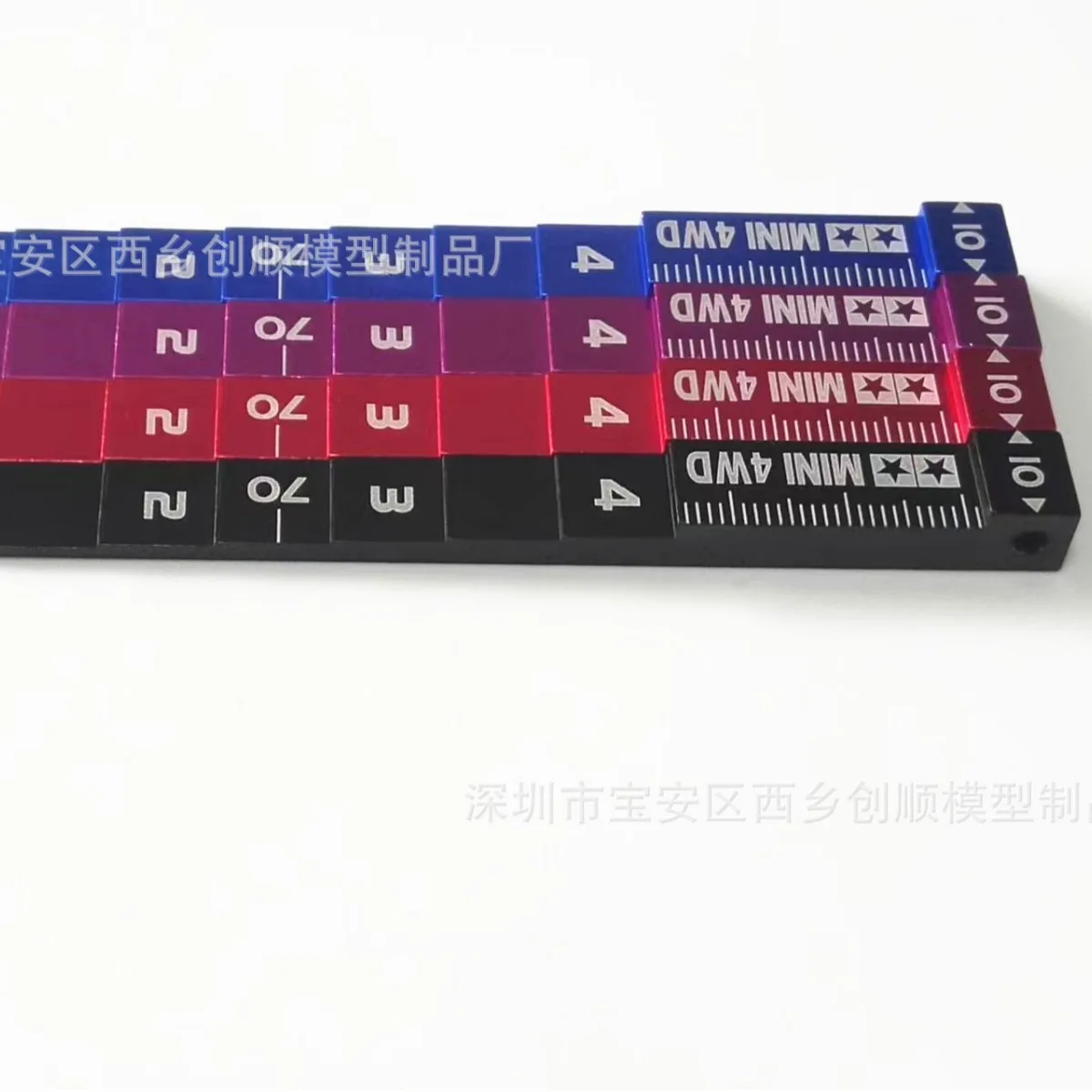 4WD modification accessories, shunting ruler, inspection ruler, modification tool 95073