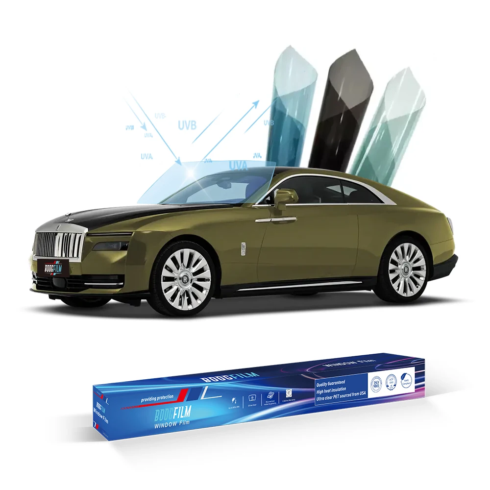 

BOOGFILM Skin Care UVR 100% Solar Film Heat Insulation Nano Ceramic Car Window Tint Film No Reflective Ceramic Tint
