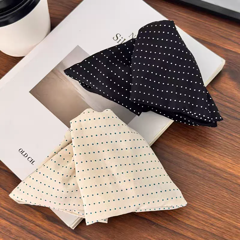 

Fashion Black Dot Bow Big Shark Hair Clip High-end Creativity Style Grab Clip Hair Accessory Hair Claw for Women Girls