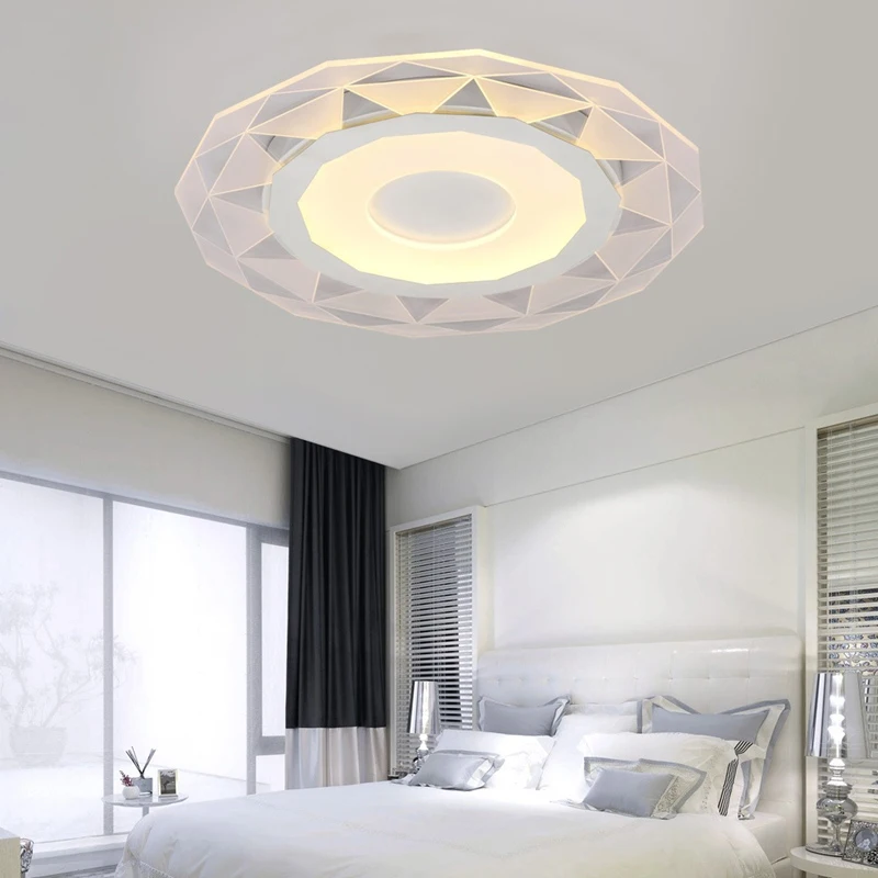 

Ultra-thin modern LED ceiling light fixture 20 cm rhombus home light corridor living room kitchen bedroom lighting