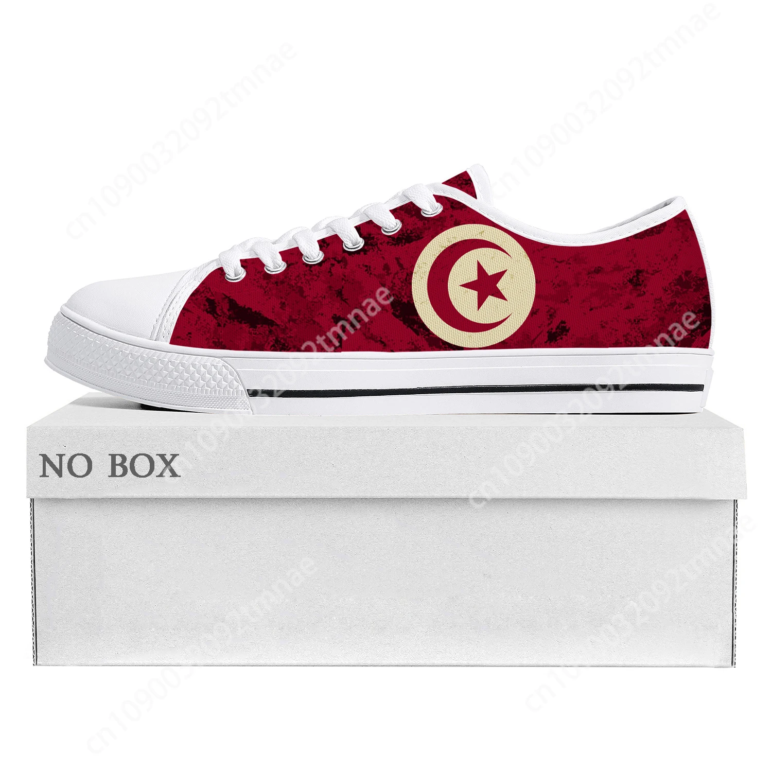 Tunisian Flag Low Top High Quality Sneakers Mens Womens Teenager Canvas Sneaker Tunisia Prode Casual Couple Shoes Custom Shoe