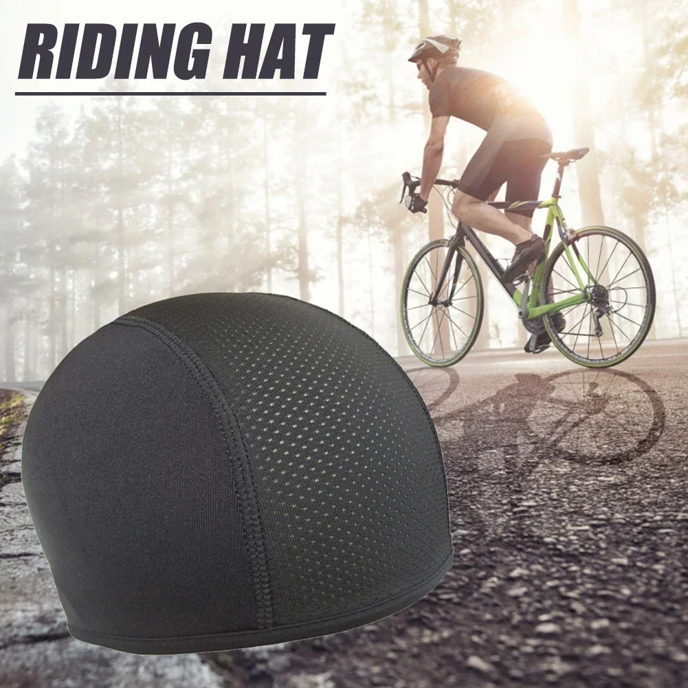 1/3PCS Motorcycle Helmet Beanie Cap Helmet Inner Cap Hat Quick Dry Breathable Helmet Inner Sweat Wicking Hat Sports Hat Caps