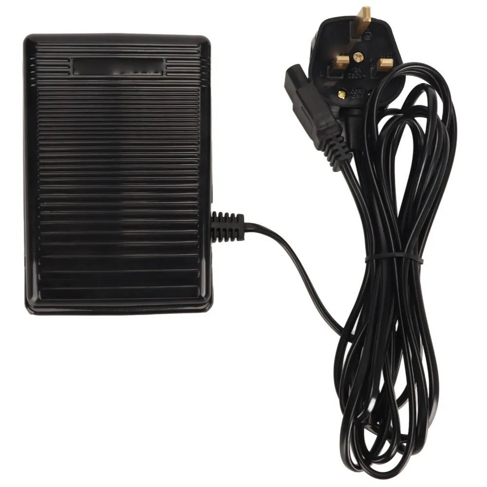 

Шнур питания, ножная педаль управления, три отверстия, 5,3 дюйма, длинная педаль для швейной машины, 220 В, сменная педаль для швейной машины