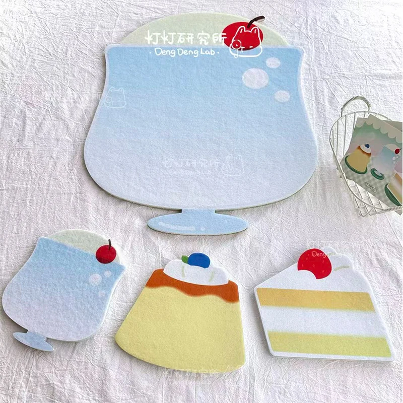 Retro Pudding Board Room Decoration Cute Decorative Felt Version DIY Board with Adhesive Back Wall Decoration Props Cute  Gift