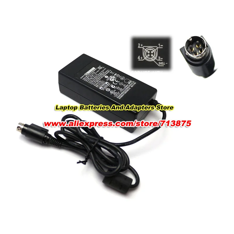 Genuine PDN-60-03A for Meikai MDA041132 AC Adapter 12V 5A 60W Power Supply Round With 4Pins Tip