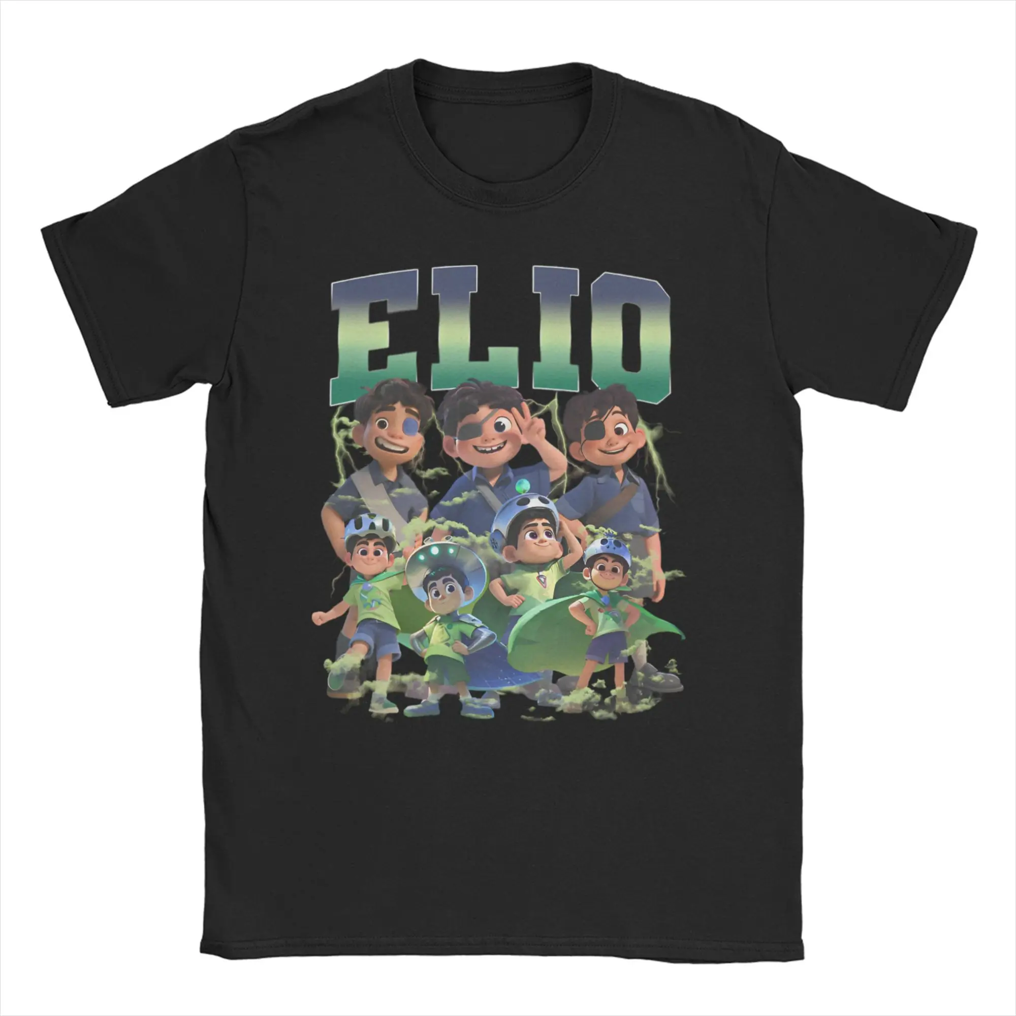 

Men Women's T-Shirt Elio Boy 2025 Movie Funny Cotton Tee Shirt Short Sleeve Space Adventure T Shirt O Neck Tops Plus Size