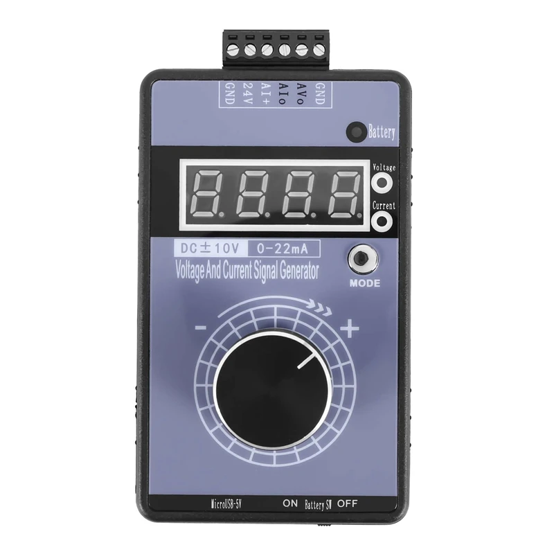 Precision 4-20MA Current Voltage Signal Generator, Analog Simulator For PLC And Panel Debugging, Frequency Converter