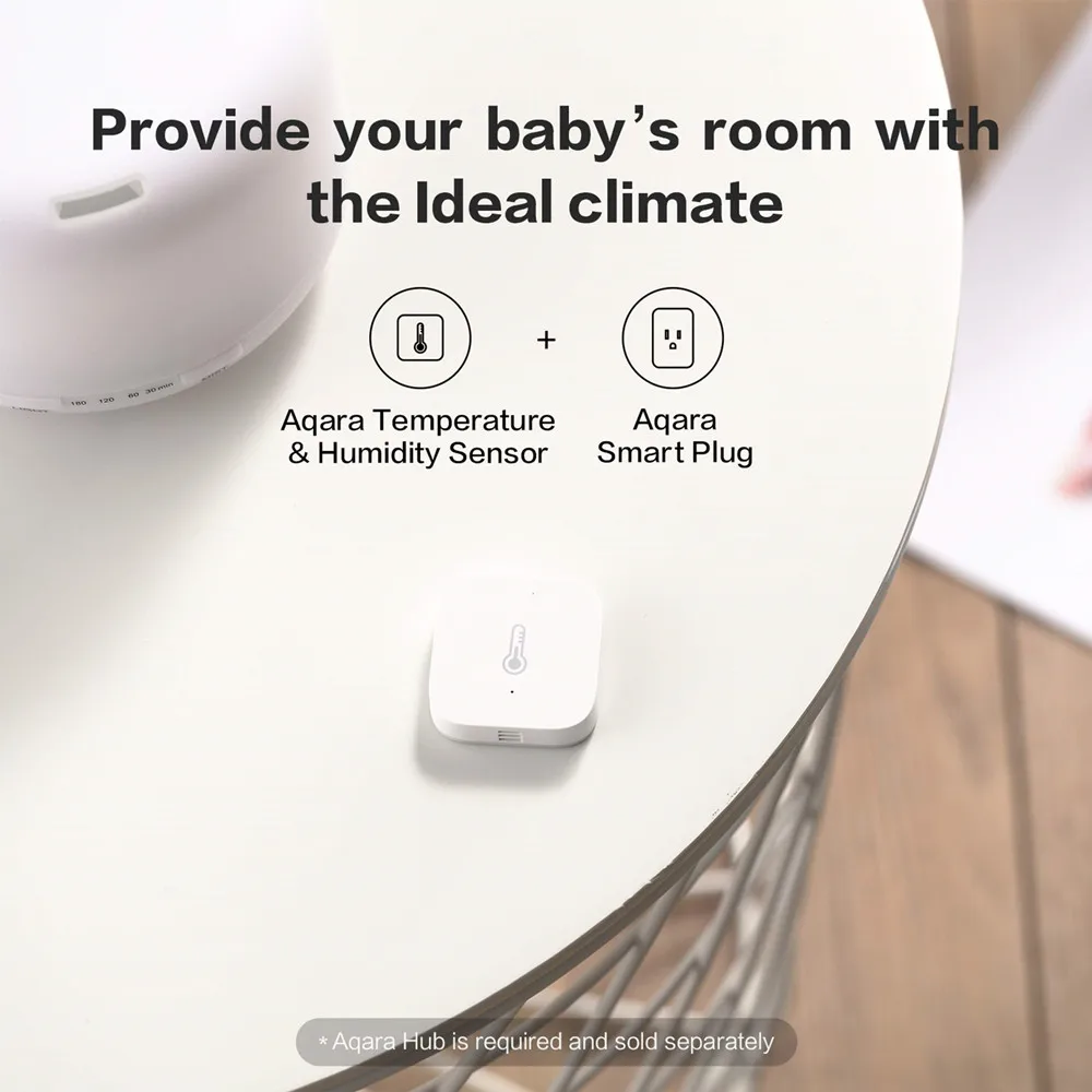 Aqara Temperature Humidity Air Environment Sensor Zigbee Smart Home Compatible Gateway Control For Xiaomi Mi Home Homekit APP