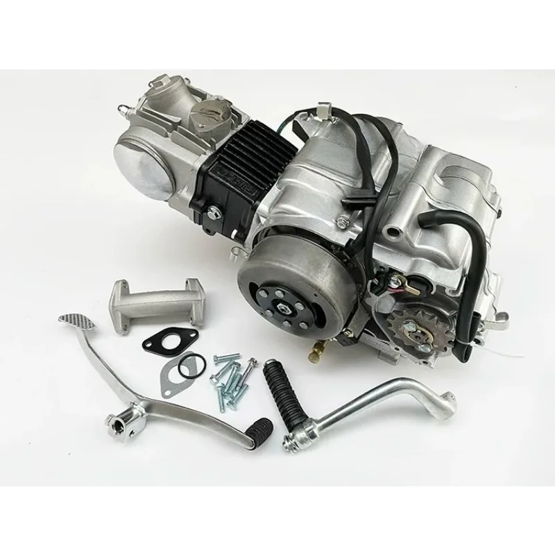 for 125CC 4 Stroke Engine Motor Dirt Bike Aluminum Alloy With CDI Ignition Replacement