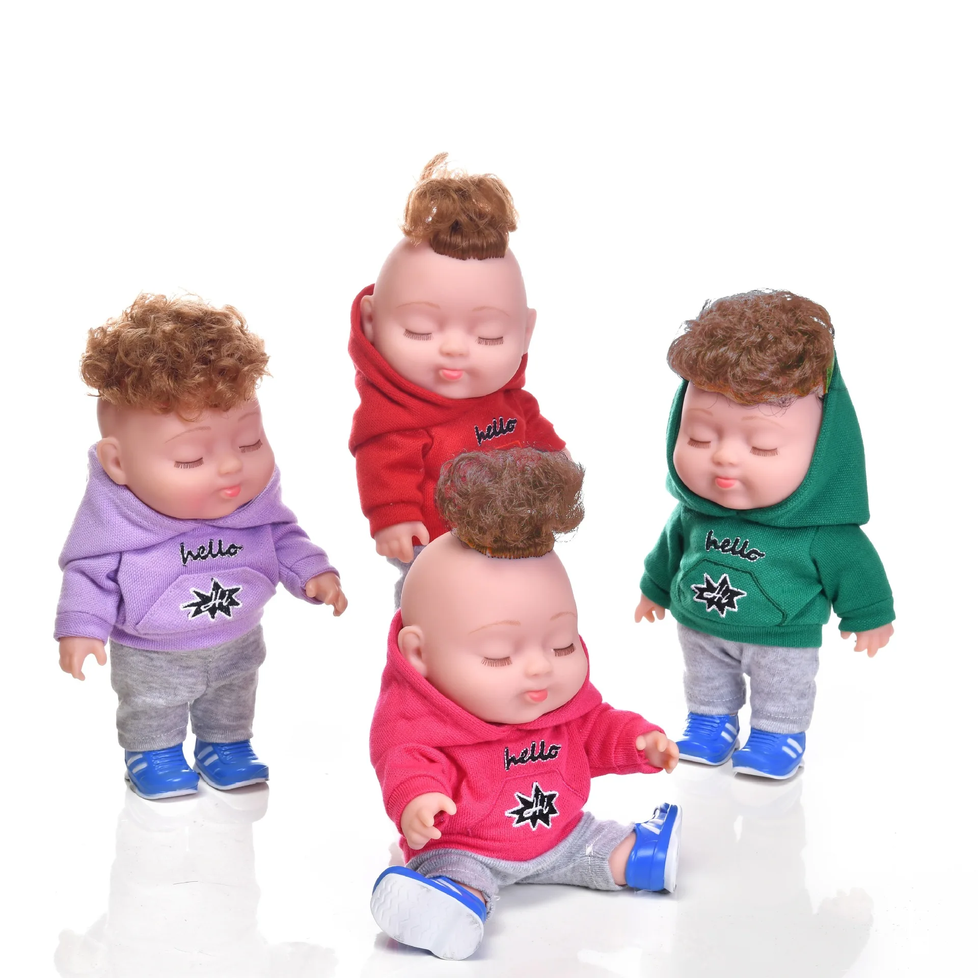 22cm Enamel Doll Doll Trendy Play Doll Little Boy Decoration Children's Day Toy Gifts Wholesale