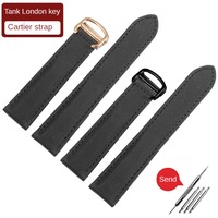 Nylon Watch Band Replacement Tank London SOLO Key TANK Series Flat Interface Canvas Watch Band 18/20/22/23/25mm