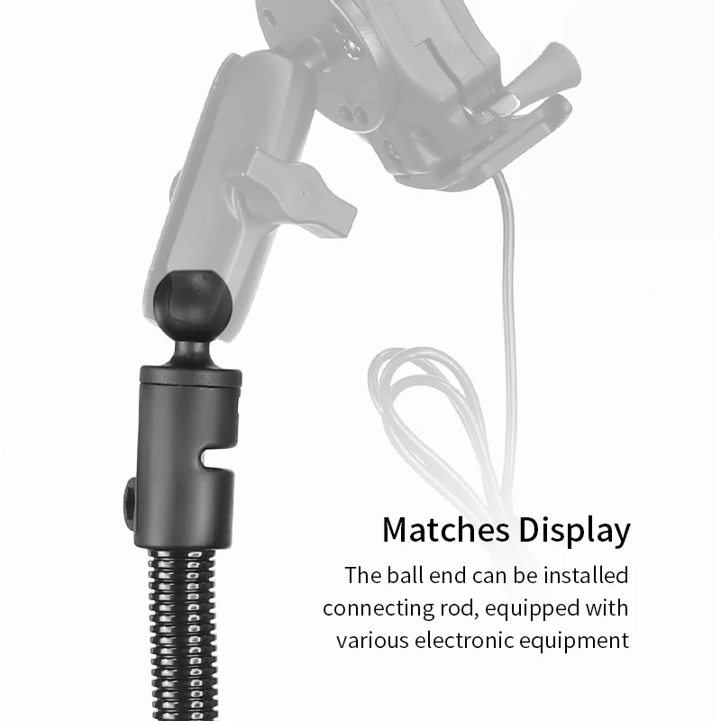 VINmounts 500mm Aluminum Gooseneck Arm with Big Clamp & 1