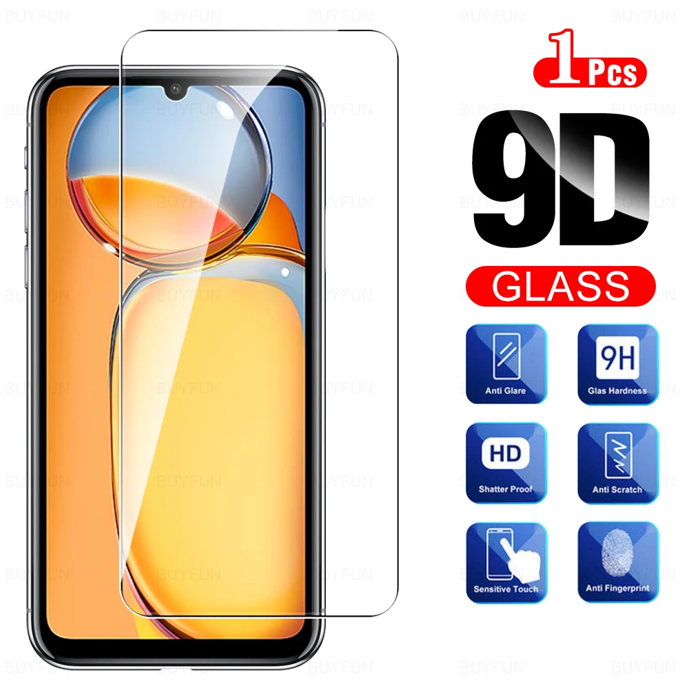 Full Cover Tempered Glass For Xiaomi Redmi 13C Screen Protector xaomi pocoC65 M6 5G readmi13C 13 c c13 4G 13C 5G 13R 5G 6.74inch