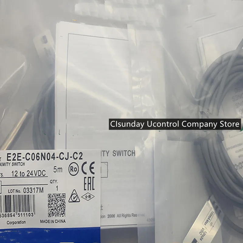 

2PCS New proximity switch E2E-C06N04-CJ-C2 E2E-C06N04-CJ-C1 E2E-C06N04-CJ-B1 E2E-C06N04-CJ-B2