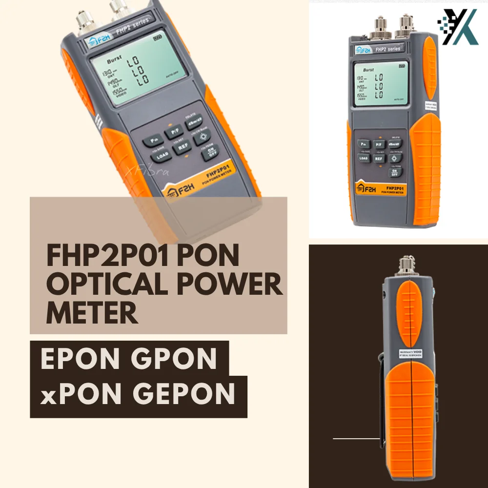 Grandway FHP2P01 Real PON Optical Power Meter 1310/1490/1550nm for EPON GPON xPON OLT ONU