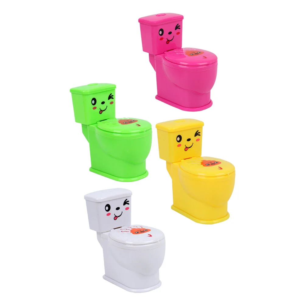 3 Pcs Tricky Toilet Toy Party Prank Toys Water Squirting Stuff Gift Spray Mini Closestool