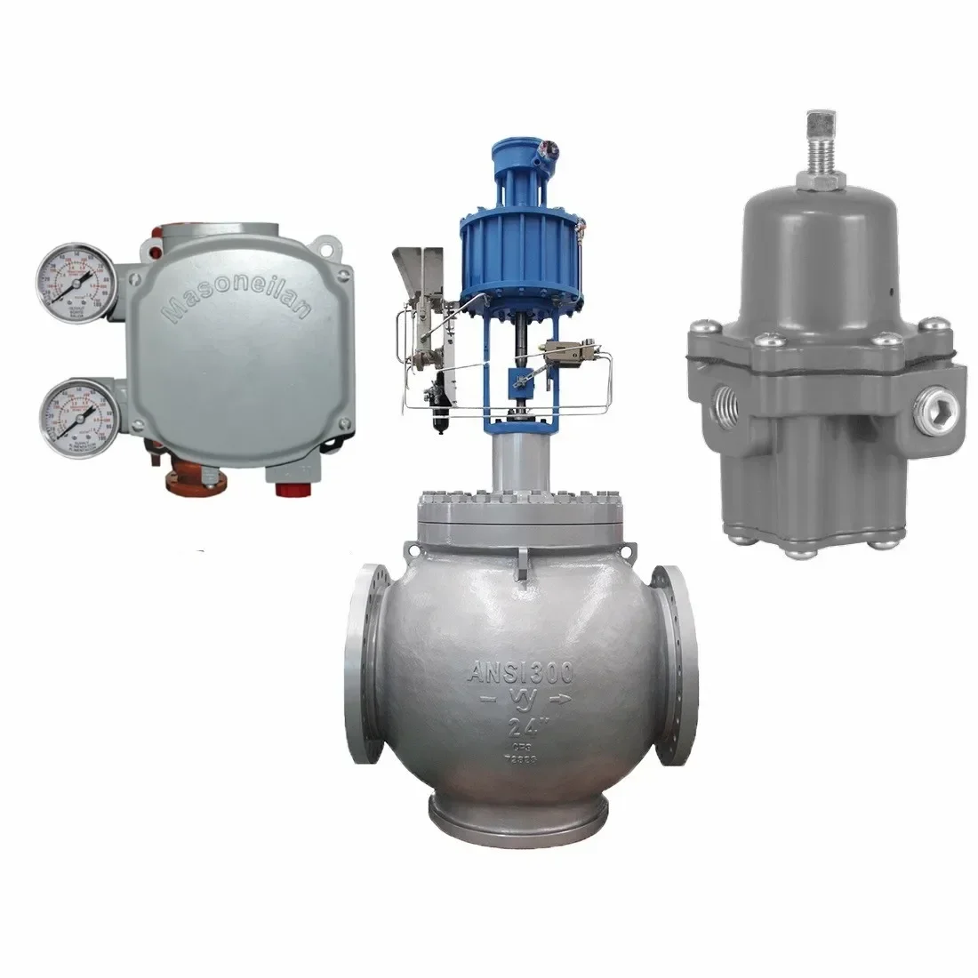 Flow Control Valve With Masoneilan SVI 1000 Digital Valve Positioner with Hart Communication And 67CFR Filter Regulator