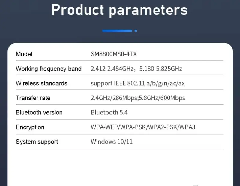 

AX900 WIFI 6 USB-адаптер Bluetooth 5,4 двухдиапазонный 2,4G и 5G 900 Мбит/с сетевая карта 802.11AX мини-драйвер приемника беспроводной карты бесплатно