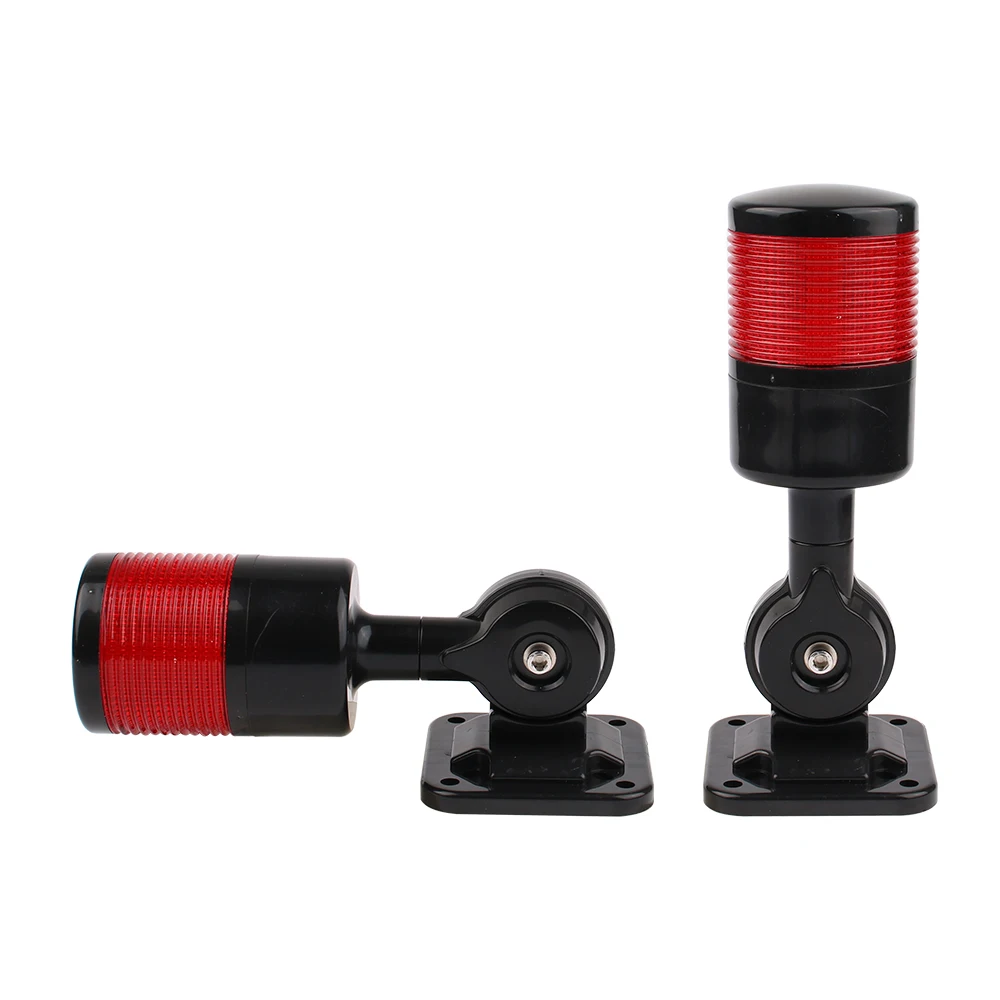 55mm de diámetro 24v DC 220v luz constante LED torre de señal luz multicapa luces de alarma apilables advertencia para máquina Industrial