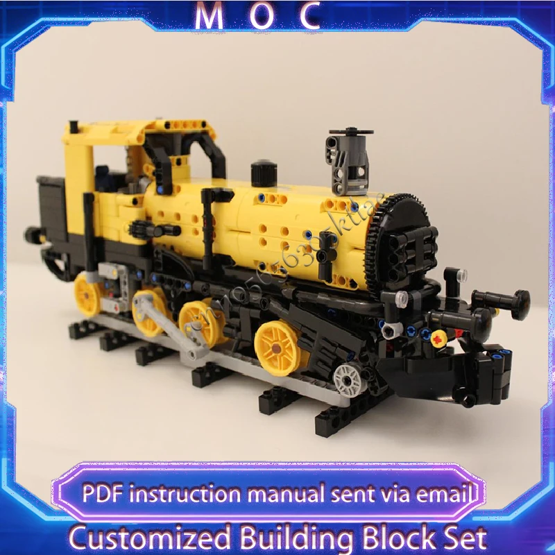 1083 PCS Steam locomotive 42108 Alternative Model Loader Tractor Trailer Model Technology Building Blocks Set Children Toys Gift