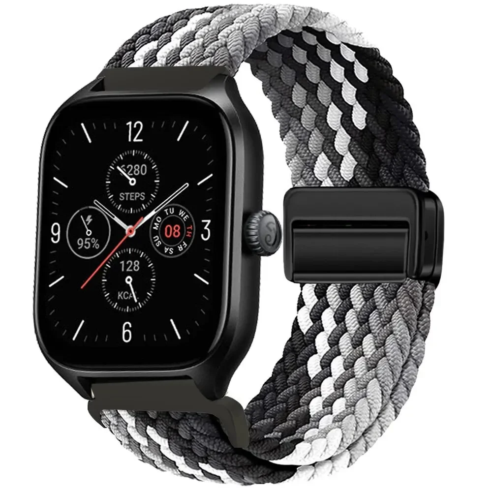 

Braided Solo loop strap For Amazfit GTS/2/2e/3/4/GTS2 Mini/GTR 47/GTR2/4/Pro nylon Bracelet Amazfit bip 6 5 20mm/22mm Watch band