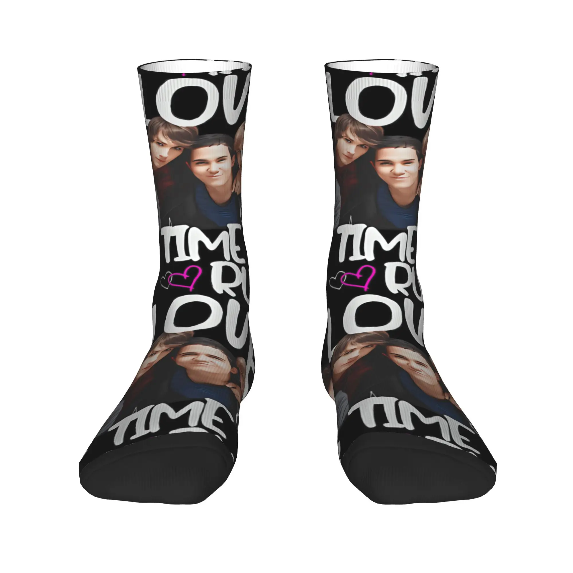 Big Time Rush  Stockings  Custom Leisure Socks Spring Non-Slip Socks Adults Men Running Sports Soft Socks