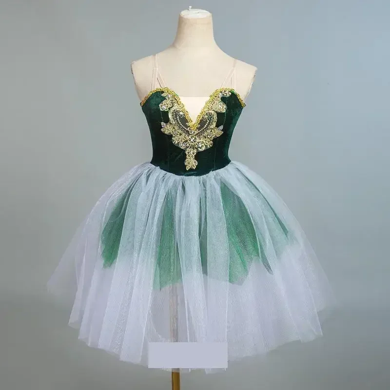 

Long Professional Ballet Costume Classic Ballerina Performance Ballet Tutu Child Kid Girl Adult Princess Tutu Dance Ballet Dress
