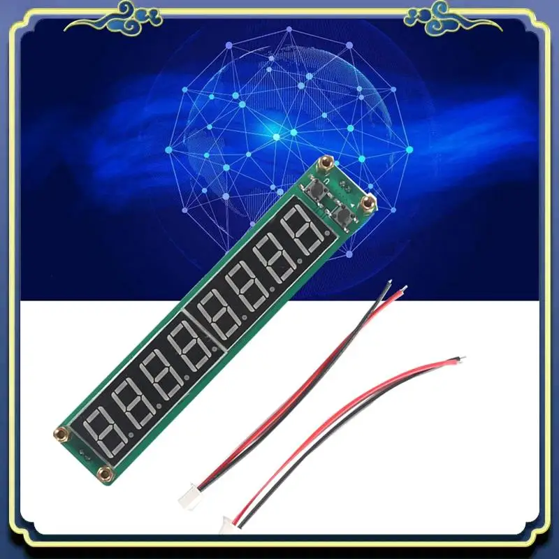 Frequenzmessermodul PLJ-8LED-R Frequenzanzeige Messung 0,1 MHz-2400 MHz Frequenzanzeige Komponentenmodul, B