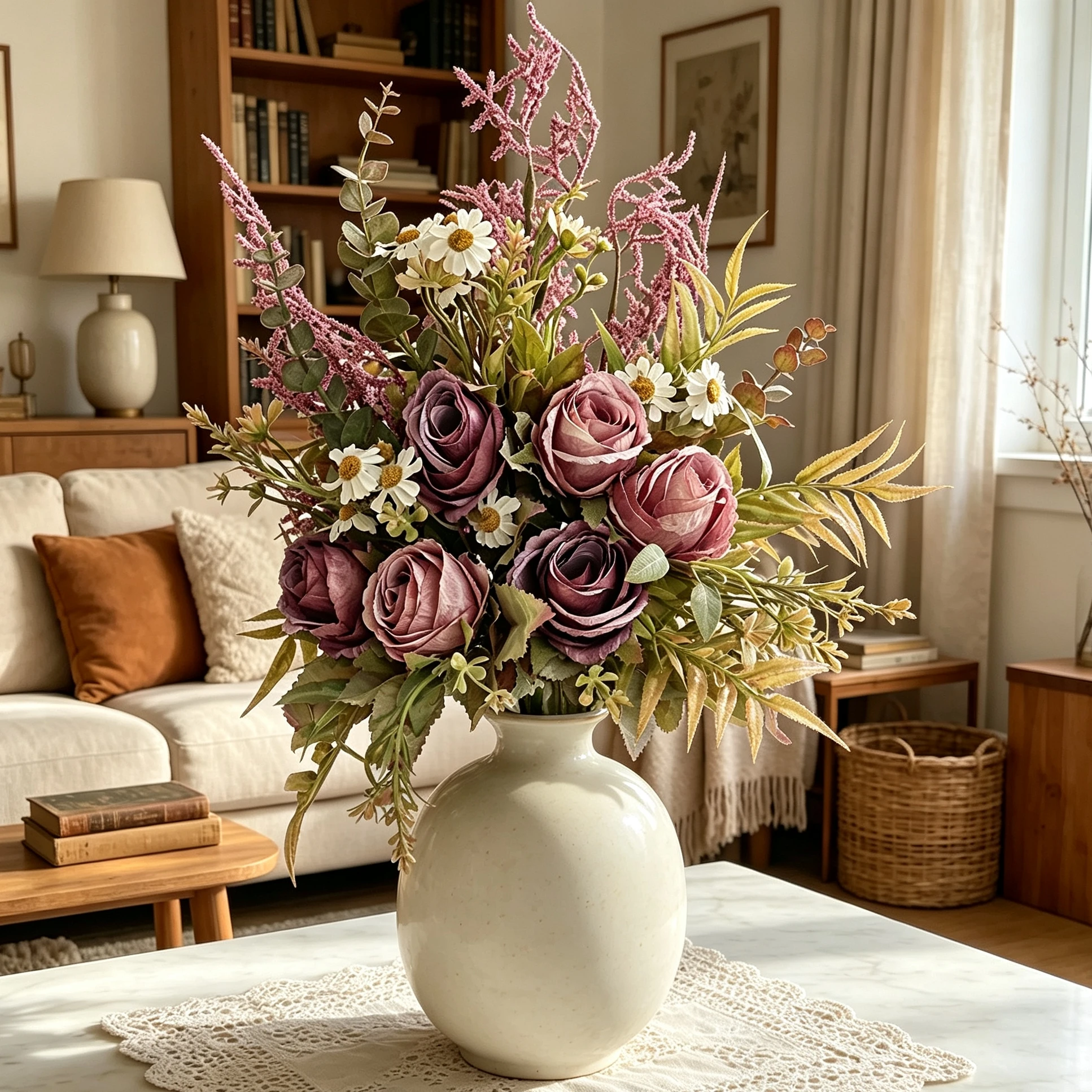 Silk Roses Artificial Flowers Wedding Home Room Table Autumn Decora Bridal Bouquet Scrapbooking Accessories Wall Garden DIY Gift