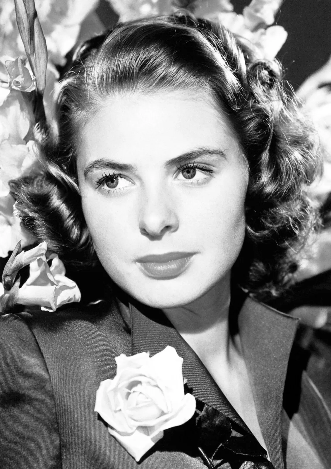 Ingrid Bergman Monochrome Foto Print Posters Wall Art Rome Decoratie
