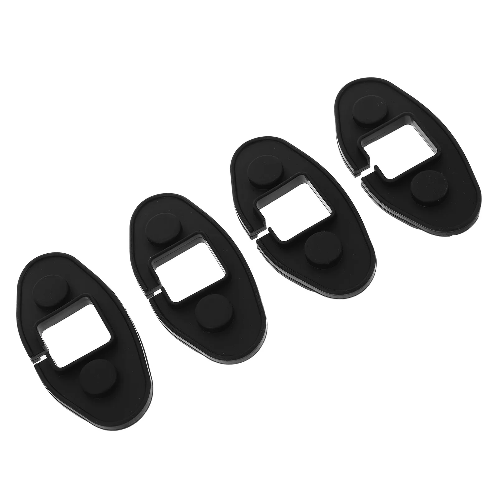 4Pcs Silicone Door Latch Lock Cover Waterproof Precision Fit High Elasticity Car Door Handle Protector Uv Resistant All Season