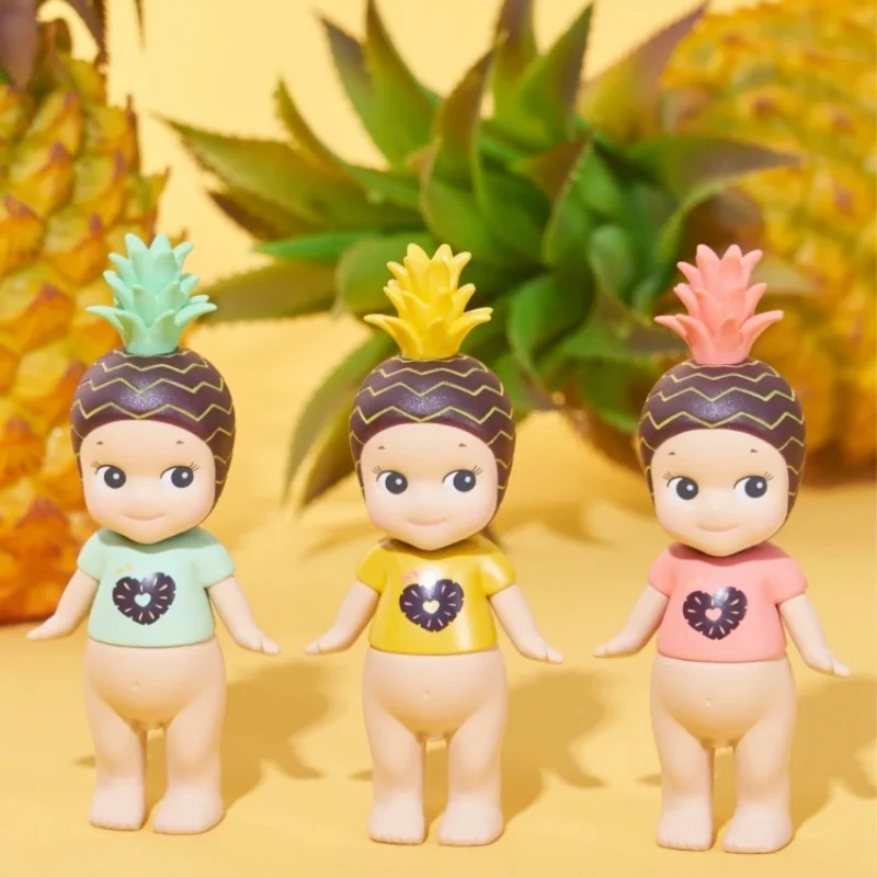 

Okinawa Series Sonny Angel Blind Box Black Pineapple Mini Figure Ornaments Dolls Fans Children Surprise Toy Gifts