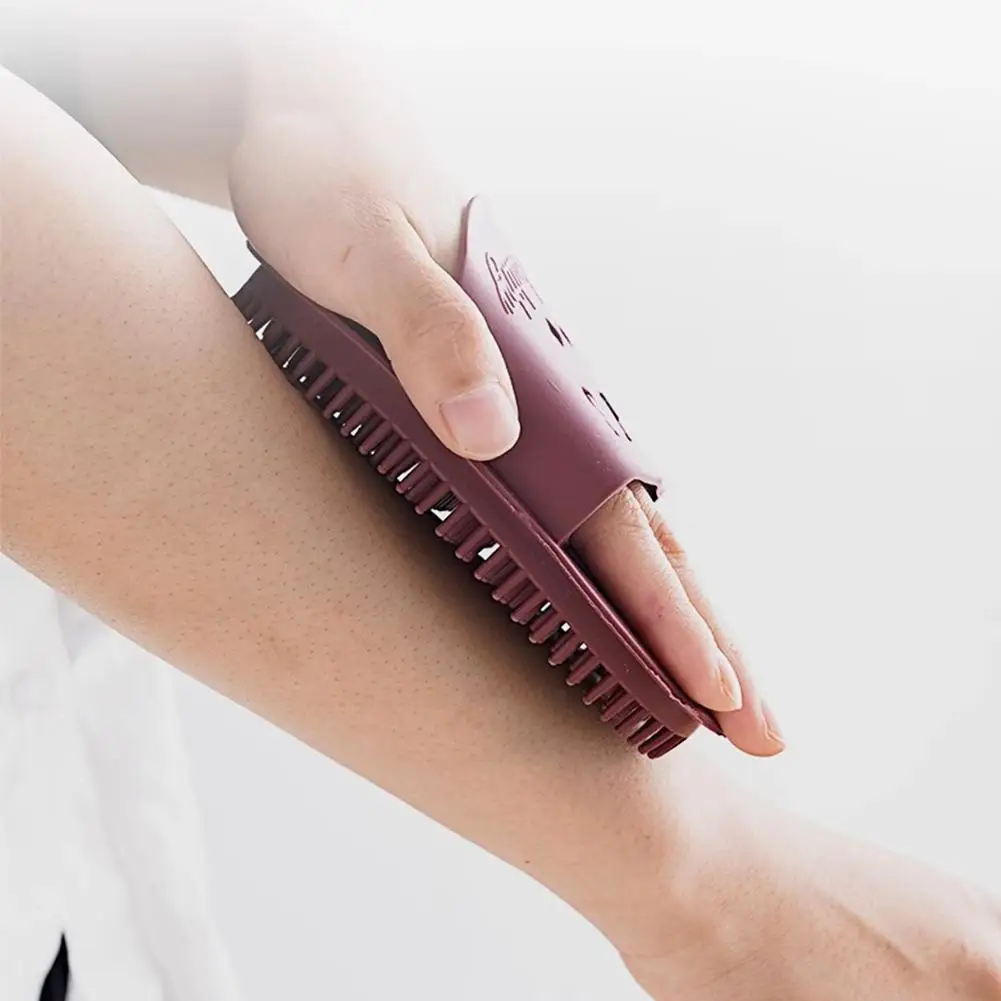 

Meridian Massage Brush Full Body Massage Brush Natural Bristle Exfoliating Brush With Massage Nodes For Full Body Relaxatio Z1C4