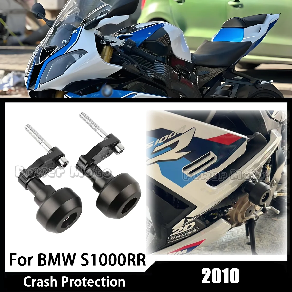 

BMW S1000RR 2010 Fit For BMW S1000RR 2010 Motorcycle Accessories Frame Sliders Falling Crash Protector Guards Pad