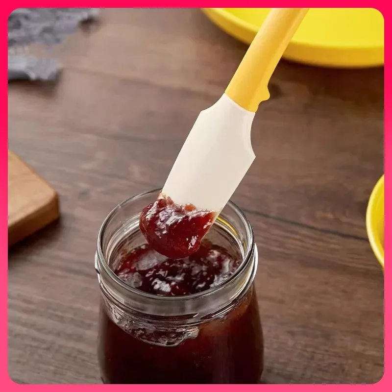 High-Temperature Resistant Silicone Spatula for Baking Household Two-in-One Kitchen Tool for Cream Jam Butter Stirring