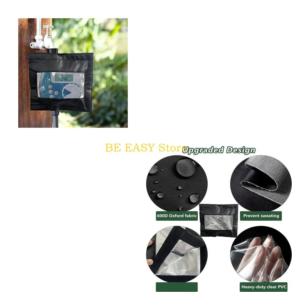 E28F Weather Resistant Timers Protectors Full Coverage Easyly Control Buttons Gardening Irrigation Accessory